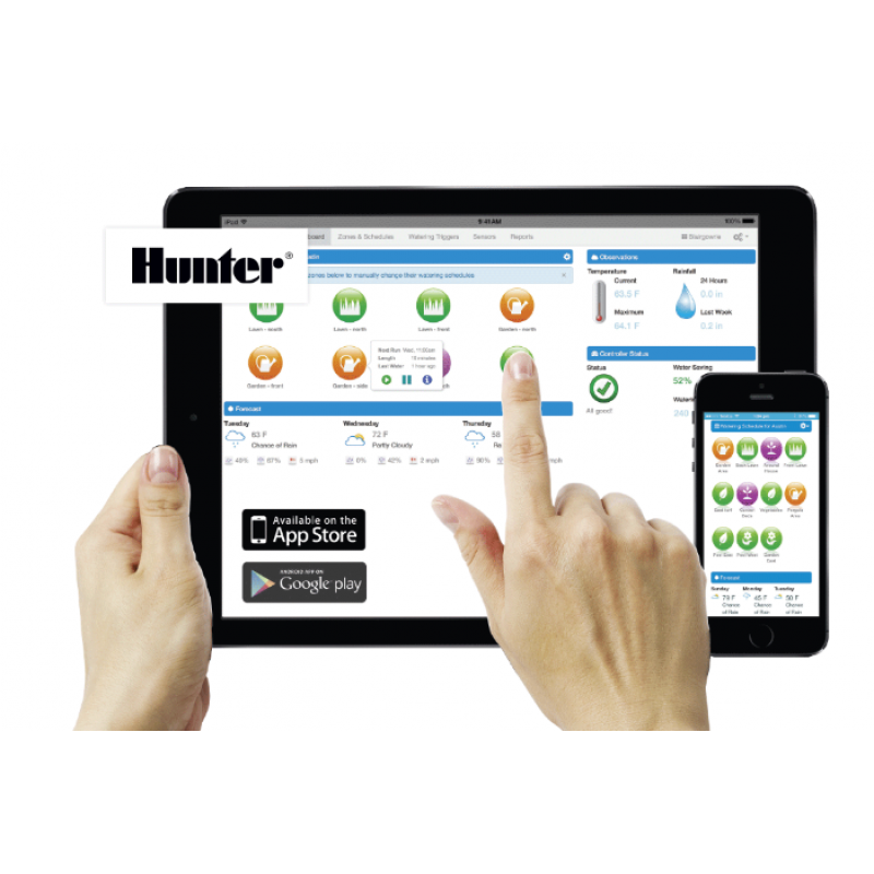 Hunter Hydrawise met app en WiFi besturing